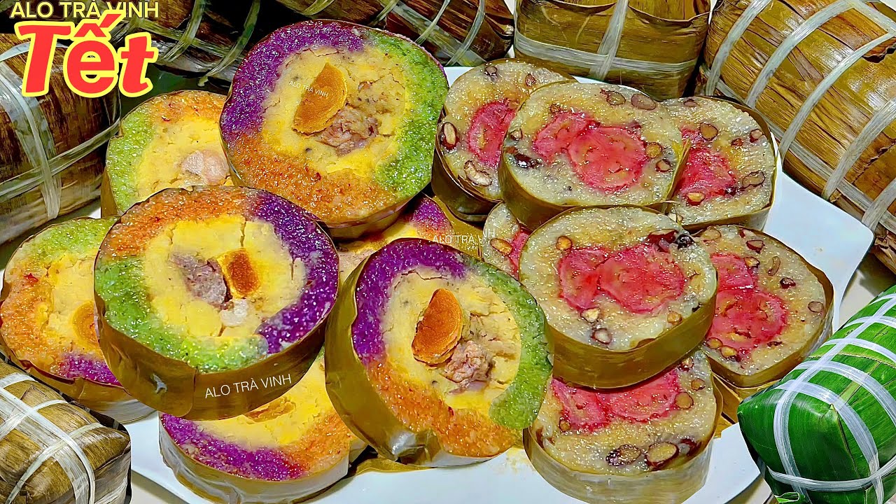 Cách Gói BÁNH TÉT Nhân THỊT- Nhân CHUỐI Kiểu Cấp Tốc, Chi Tiết Ai Cũng Làm Được- Sticky rice cake