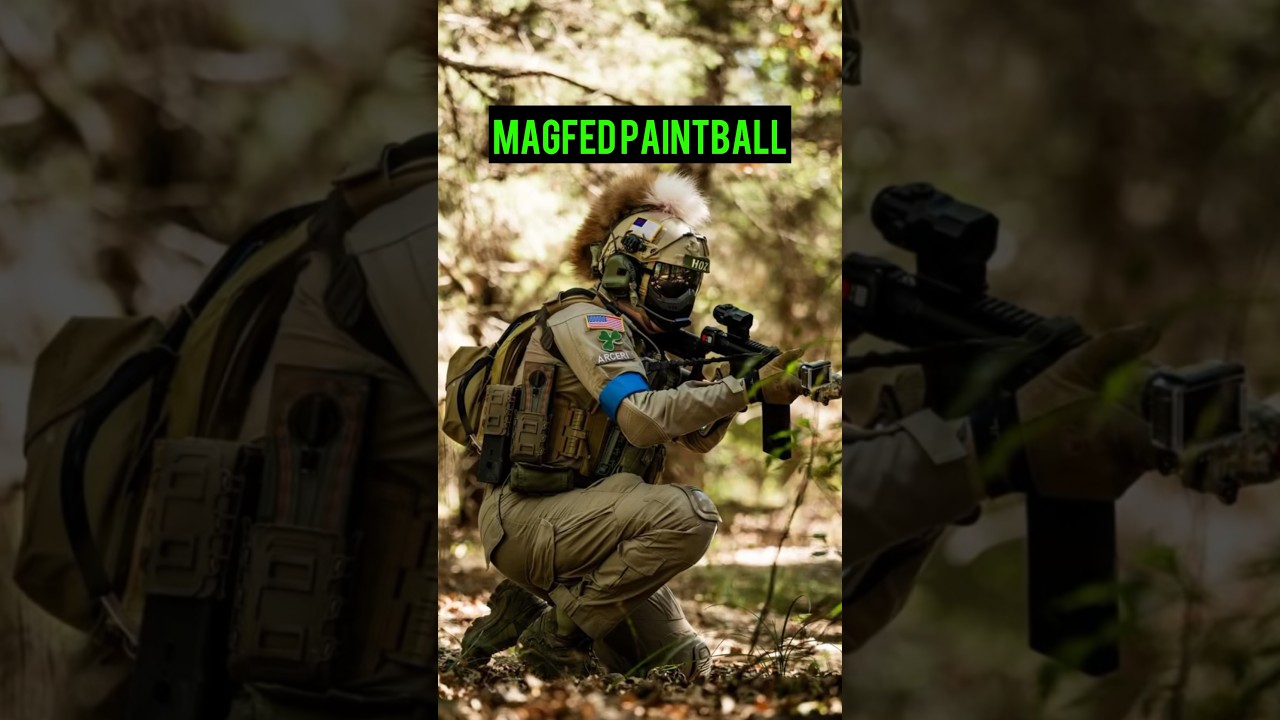 Magfed paintball?! 🔫🤯 #paintball #magfed #magfedpaintball #tactical #Tacticalpaintball