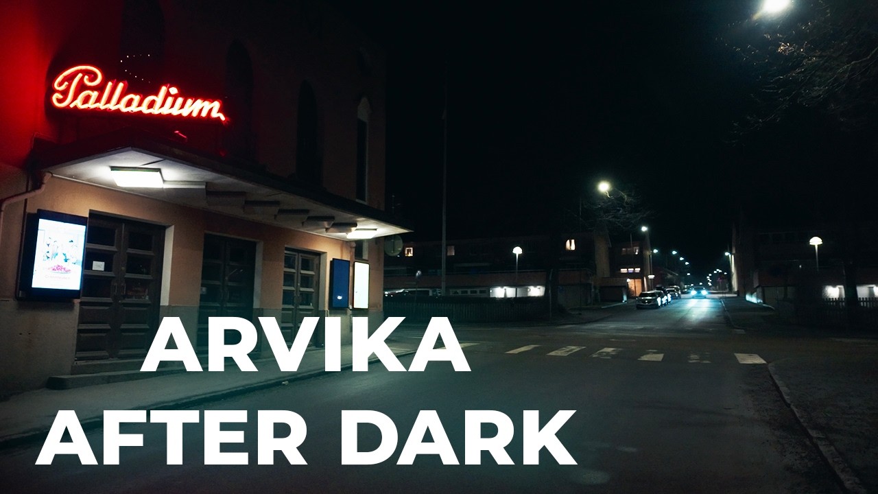 Arvika After Dark | Saturday Night in a Swedish Small Town | Curated Walk *Music Only*