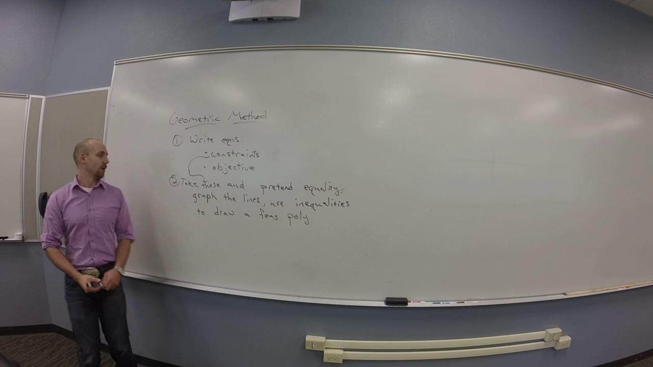 Linear Programming - Geo Method Overview