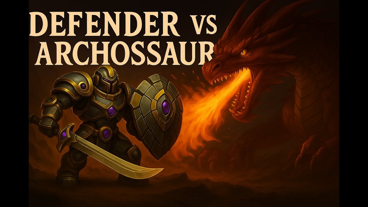 Defender (Solo) vs Archossaur (Boss) - COREPUNK