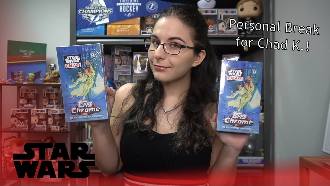Strange Happenings 😬 | 2021 TOPPS STAR WARS CHROME GALAXY HOBBY BOX OPENING X2 FOR CHAD K.