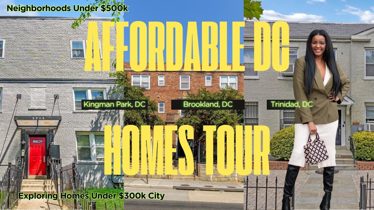 Relocating to DC | Affordable DC Homes Tour 🏠| Affordable DC Neighborhood Tour | Affordable Life DC