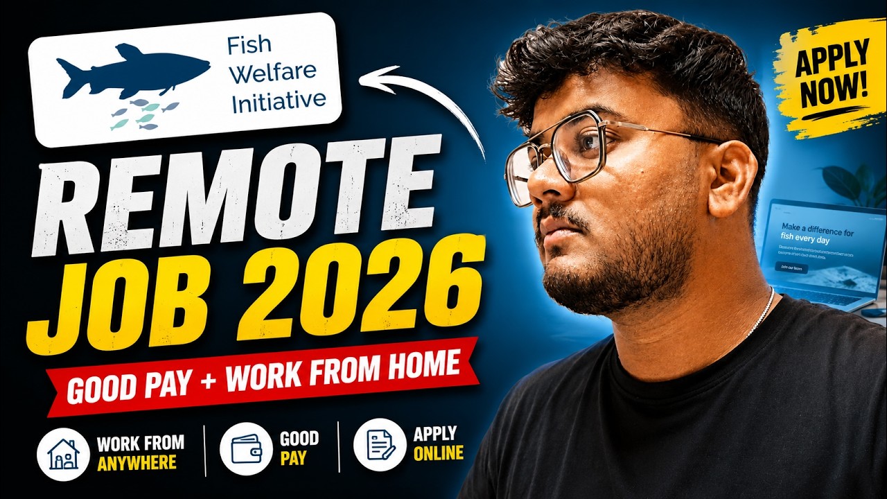 Fish Welfare Initiative Recruitment 2026 | Remote Job Opportunity