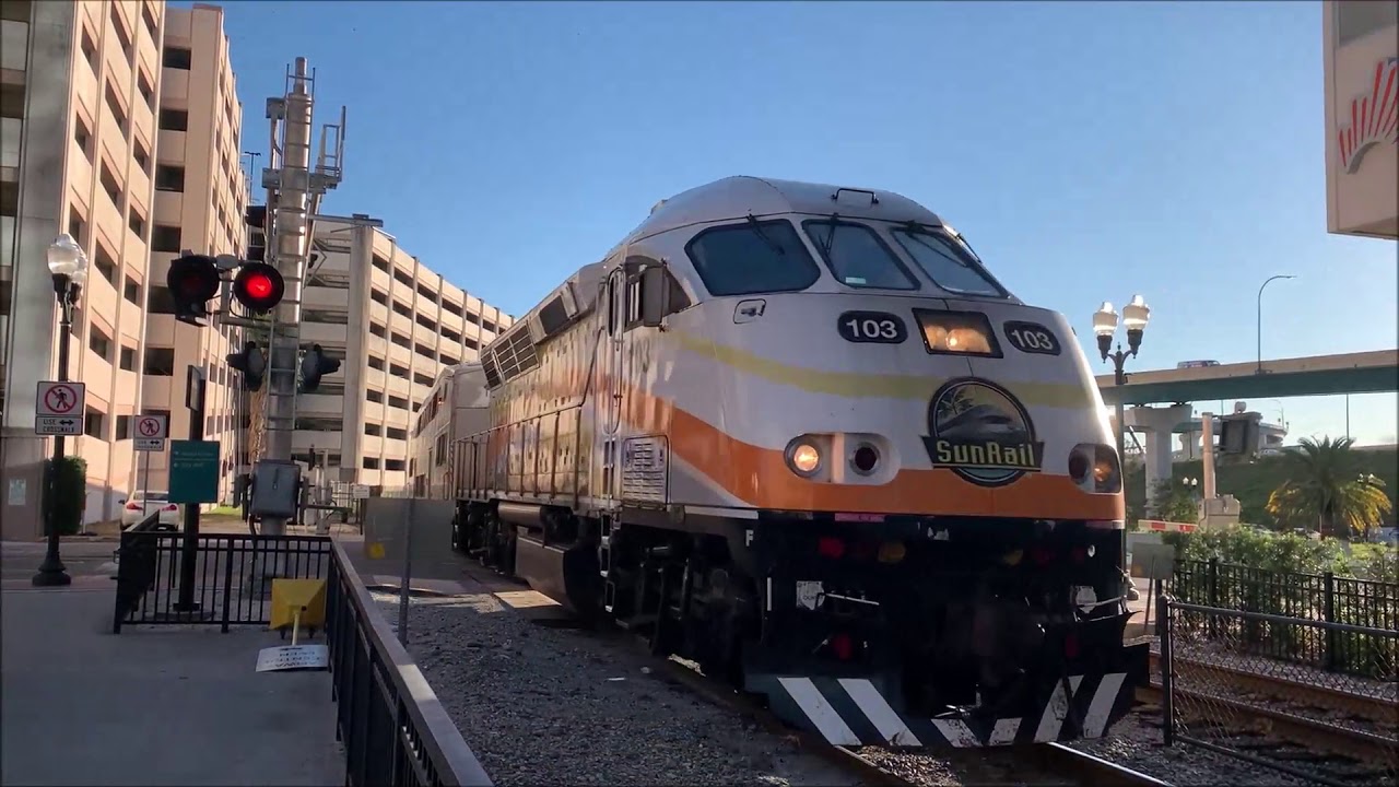 Sun-Rail in Downtown Orlando