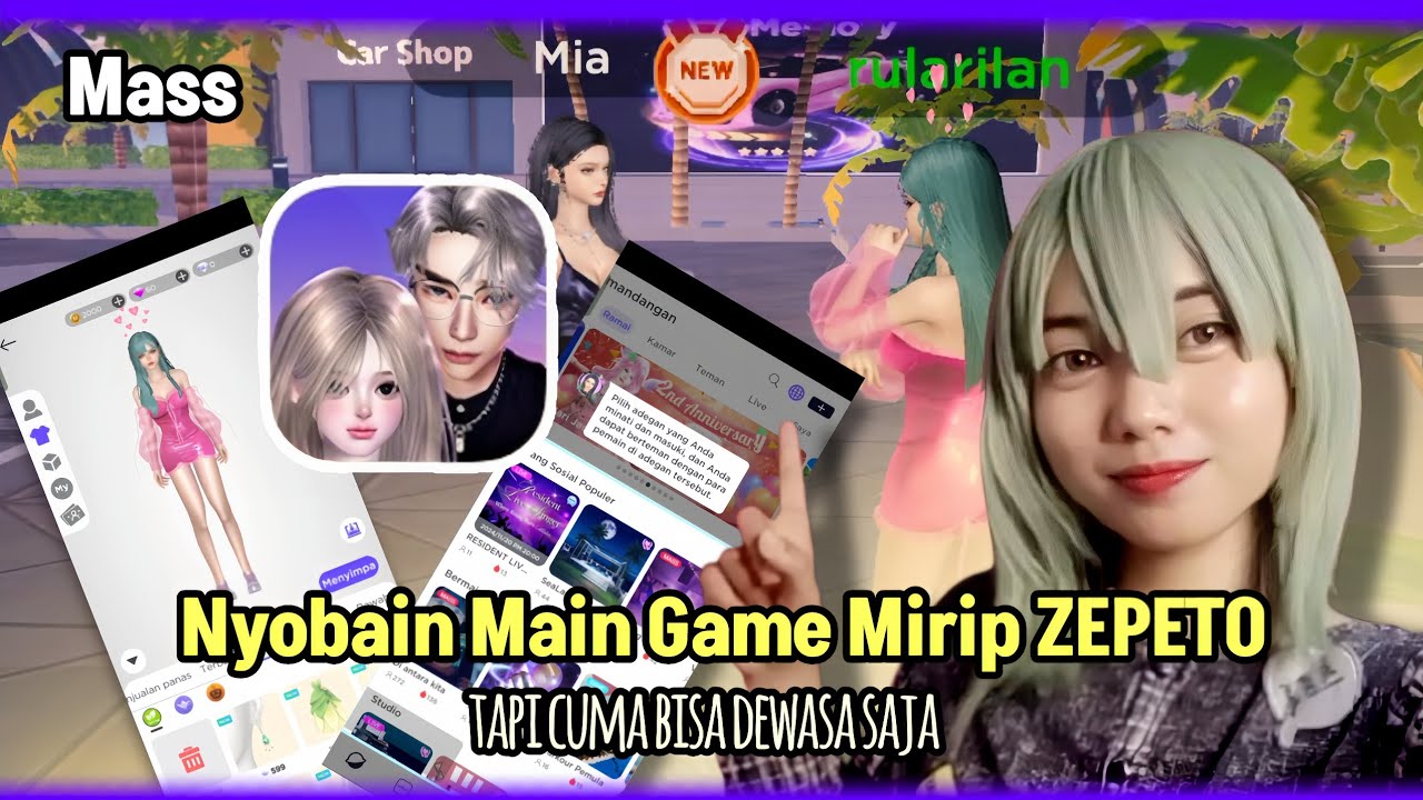 MAIN GAME MIRIP ZEPETO 😱 ||Mass