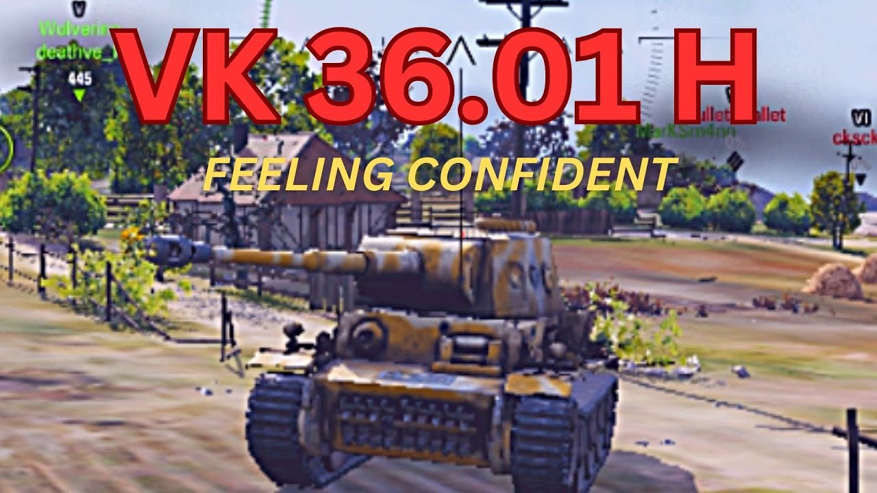 World of Tanks VK 36.01 H - 2 kills, 2,2k damage. #worldoftanks