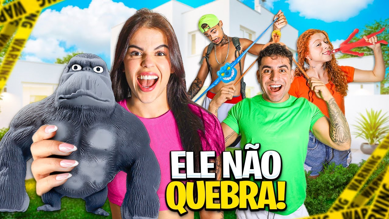 O PRIMEIRO A DESTRUIR O MACACO INDESTRUTÍVEL, VENCE *Passamos com trator!