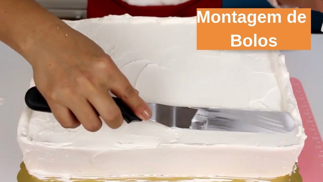 MONTAGEM E ALISAMENTO PERFEITO  DE BOLOS - AULA COMPLETA- CHEF LÉO
