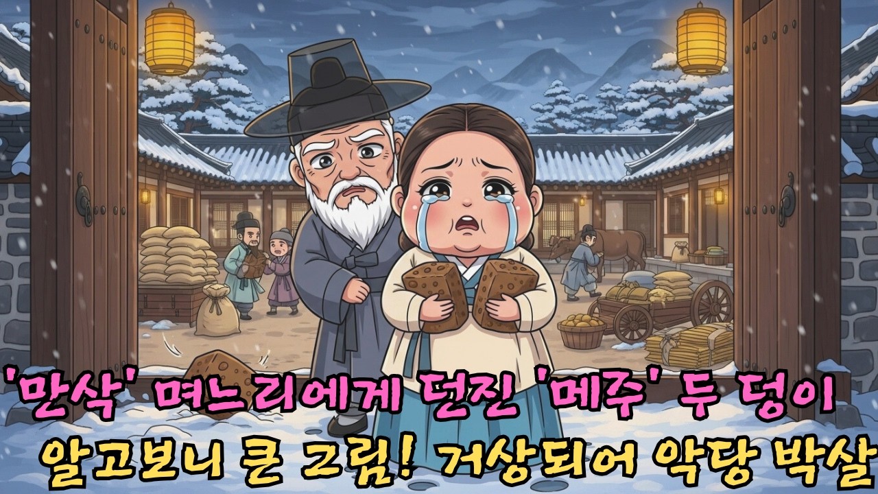 [조선야담소] 만삭 며느리에게 던진 메주 두 덩어리의 소름돋는 큰 그림! 지혜로운 시아버지 덕에 조선 거상이 되어 악당들을 짓밟은 통쾌한 복수극 ㅣ야담ㅣ민담ㅣ설화ㅣ전설ㅣ조선야담
