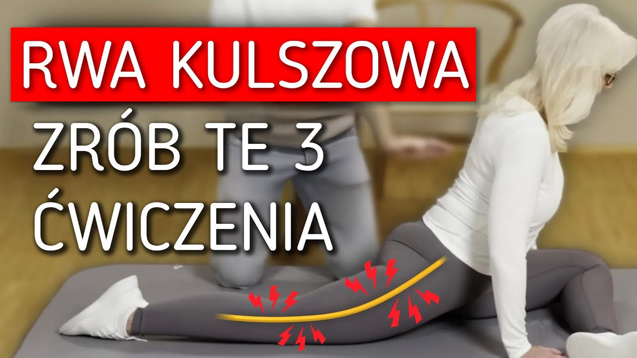 Rwa kulszowa: Rób te 3 ćwiczenia CODZIENNIE, aby pozbyć się bólu