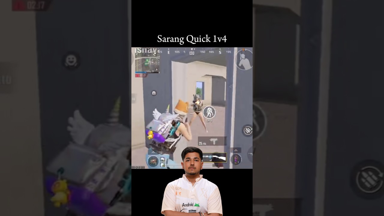 RNTX Sarang Quick 1v4 🔥 | Team Xspark #Sarang #Rntx #Teamxspark #iQOORNTX
