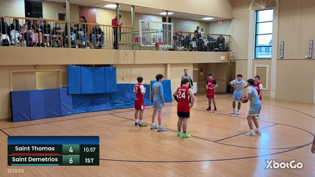Full Game: Saint Demetrios vs Saint Thomas Boys B semifinal game at Holy Trinity GOYA tournament 