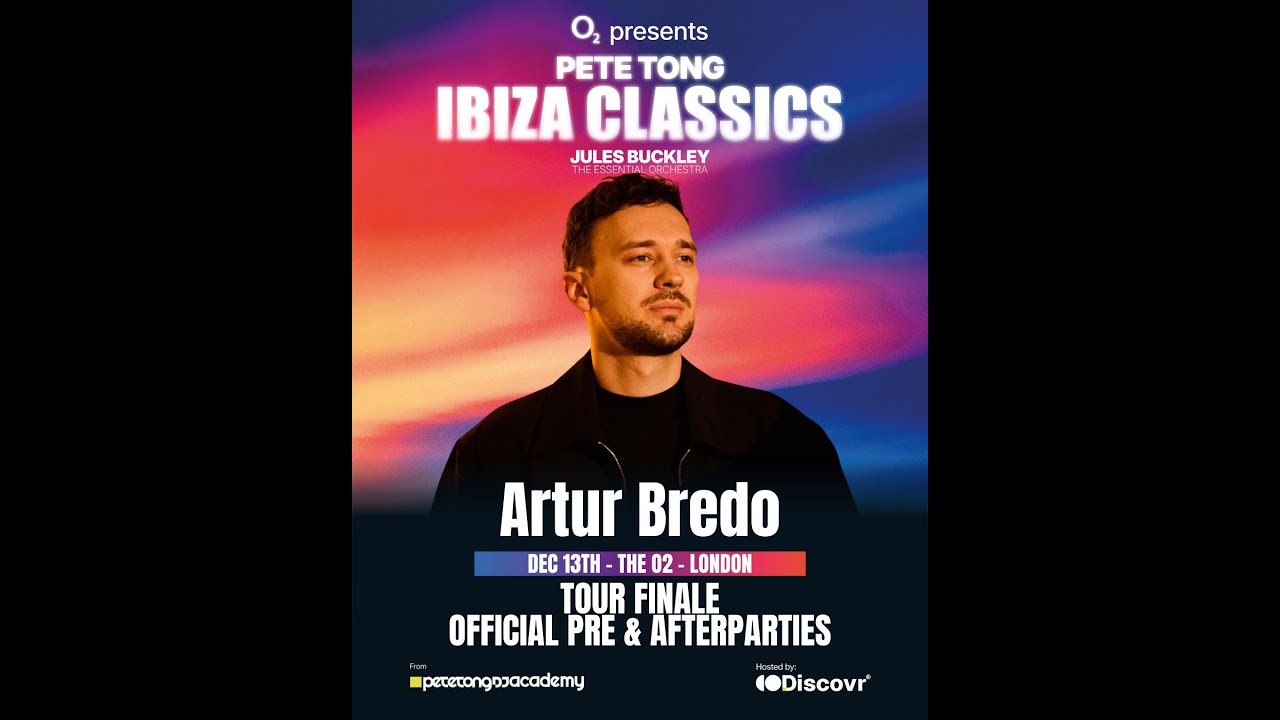 Pete Tong Ibiza Classics 2025 | Pre-Party Opening in O2 Arena, London | Artur Bredo
