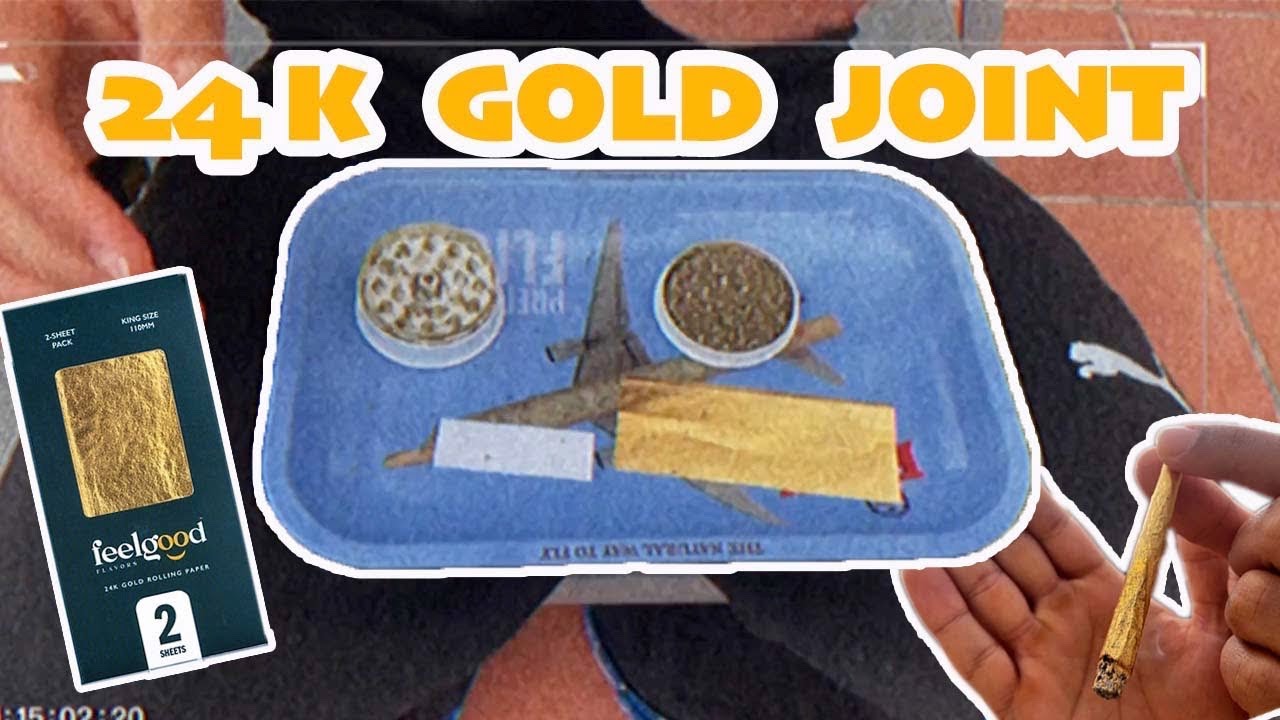 SMOKING A 24K GOLD JOINT | RTZ PROJECT 1 | SPACED