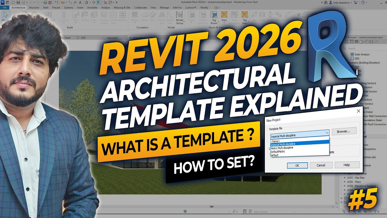 #5 || Revit 2026 Template Setup: Metric vs Imperial | Sahi Shuruaat Kaise Karein? (Hindi)