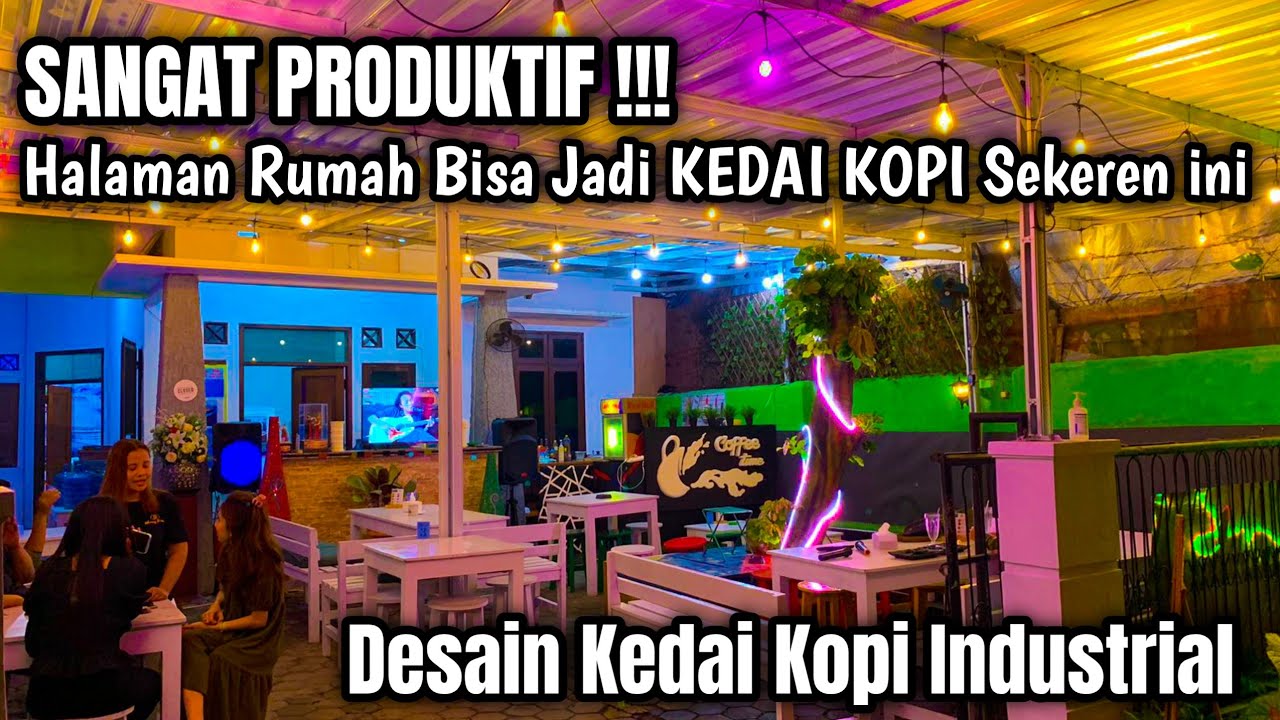 Inspirasi Desain Kedai Kopi di Teras Rumah