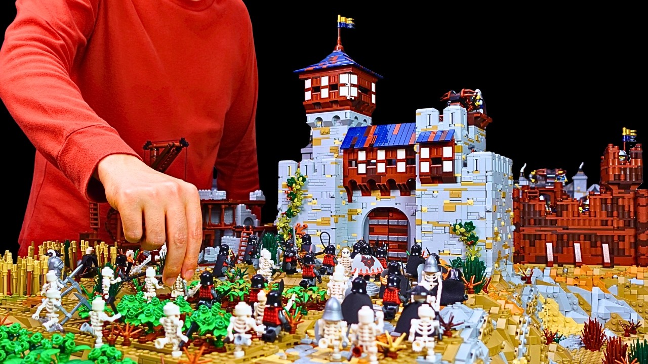 I Built a Huge LEGO Castle Battle