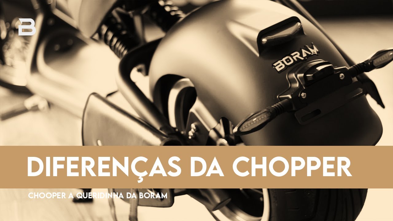 Entenda a diferença da primeira chopper para a atual | Boram Electric Motors