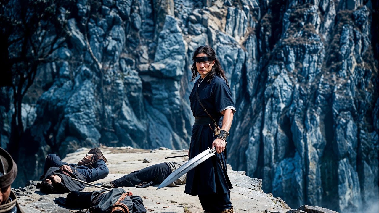 They underestimate this wanderer, unaware he's the swordsman seeking revenge for his wife's murder