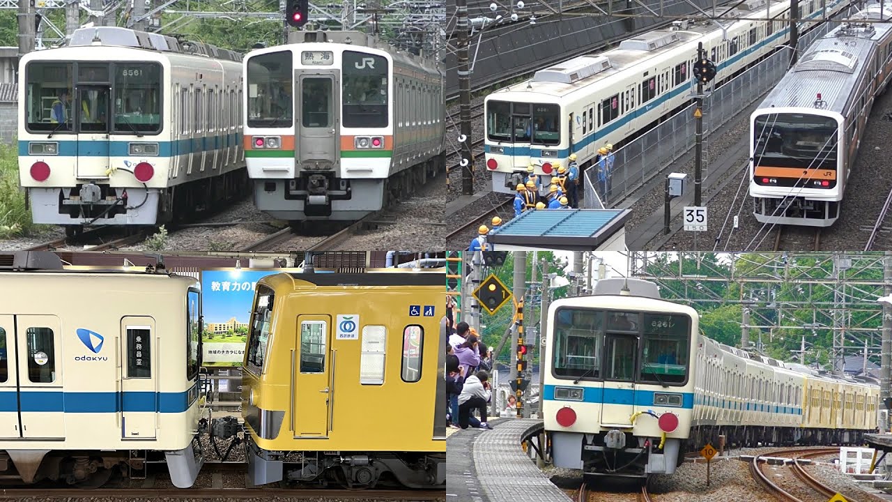 【8261F甲種 発着集】様々な車両との並びも！ 小田急8000形8261F　西武譲渡甲種輸送　発着・通過集　2024/05/19～20　JR東海 & JR東日本 & 西武鉄道線内にて