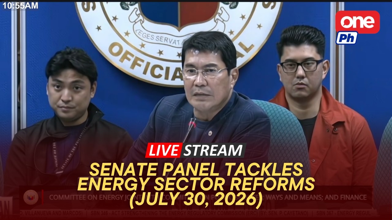 LIVE | Senate energy panel tackles Electric Power Industry Reform Act (July 30, 2026)
