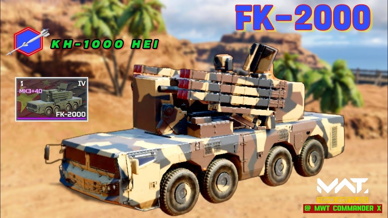 FK-2000 Unleashed! Best Anti-Air Tank Tier 4? 🇨🇳 