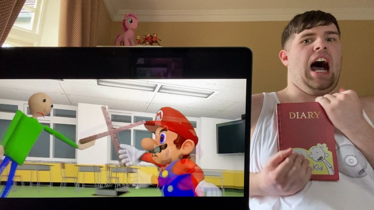 Incredi-Brony reacts: @SMG4 If Mario Was In Baldi’s Basics