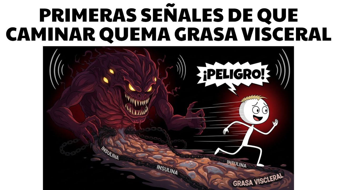 El minuto exacto en que caminar comienza a quemar grasa visceral.
