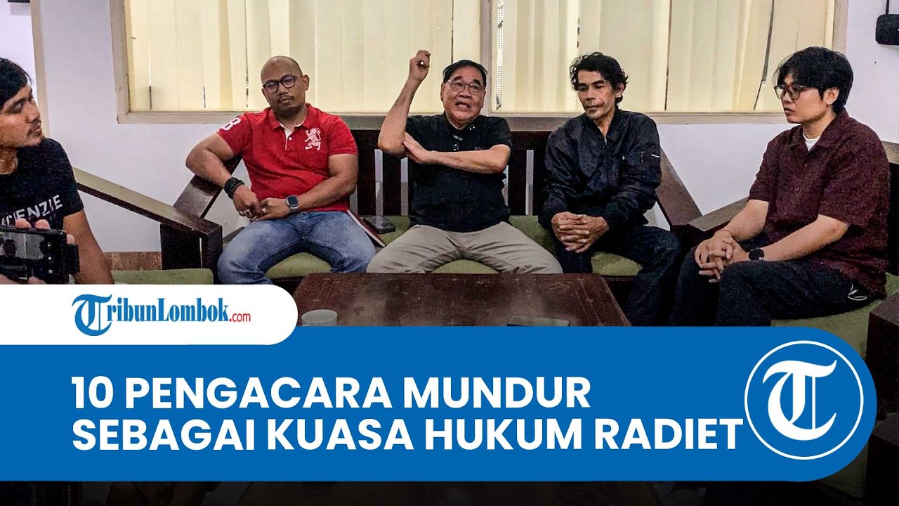 10 Pengacara Nyatakan Mundur sebagai Kuasa Hukum Radiet Adriansyah
