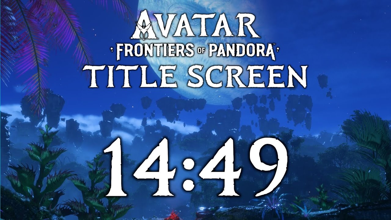 Avatar: Frontiers of Pandora - Title Screen SPEEDRUN - 14:49 (Old PB)