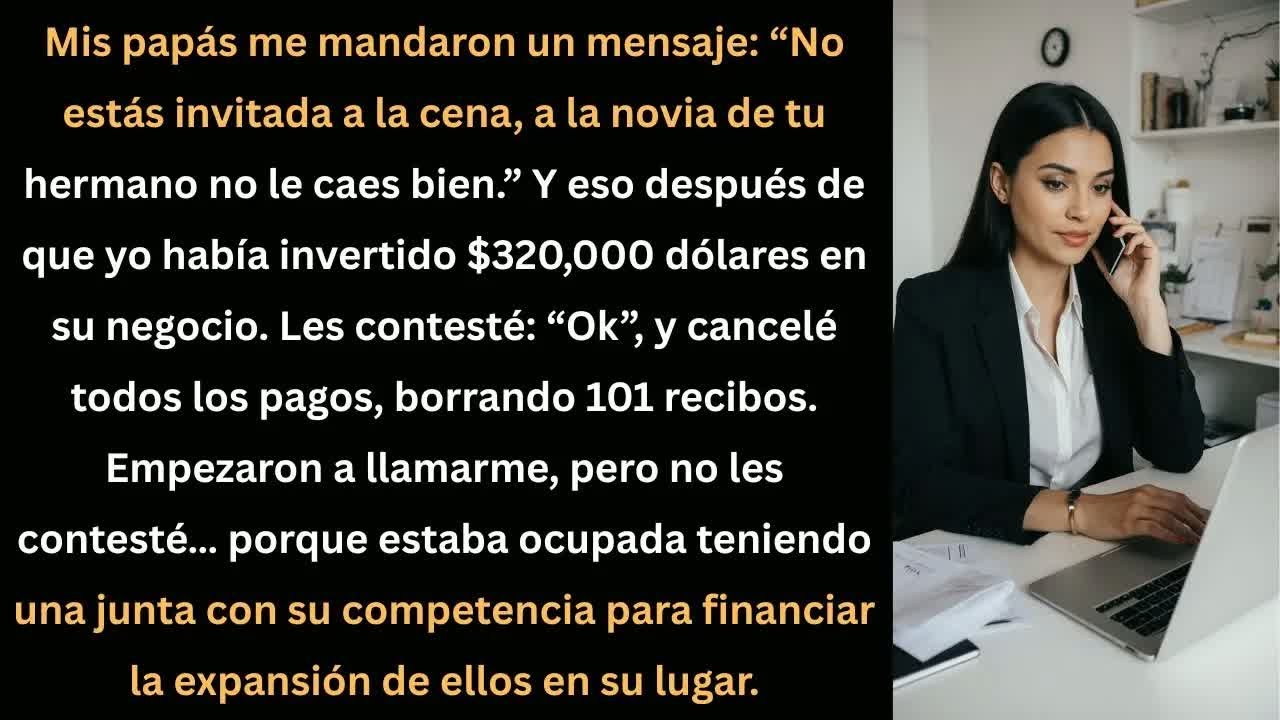 Me dejaron fuera de la cena y cancelé $320,000 de su negocio — Lo que pasó después cambió todo.