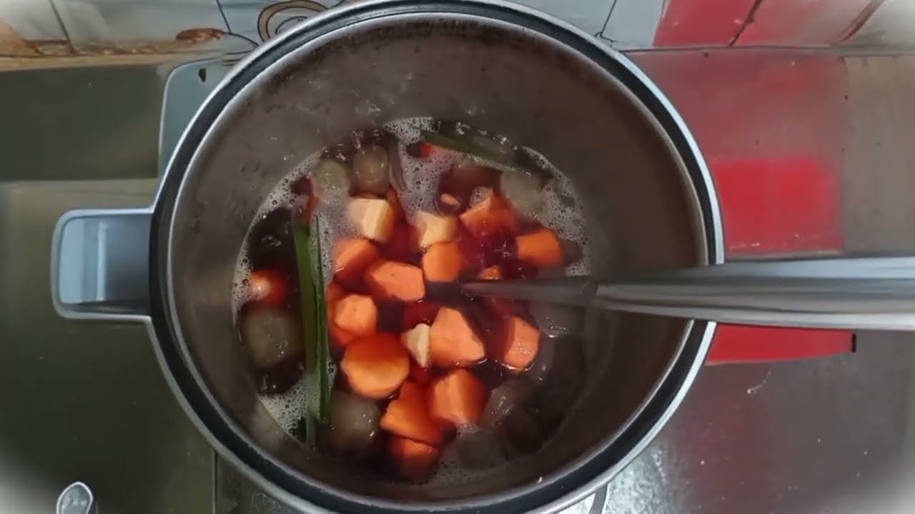 Kolak ubi, Manis sederhana