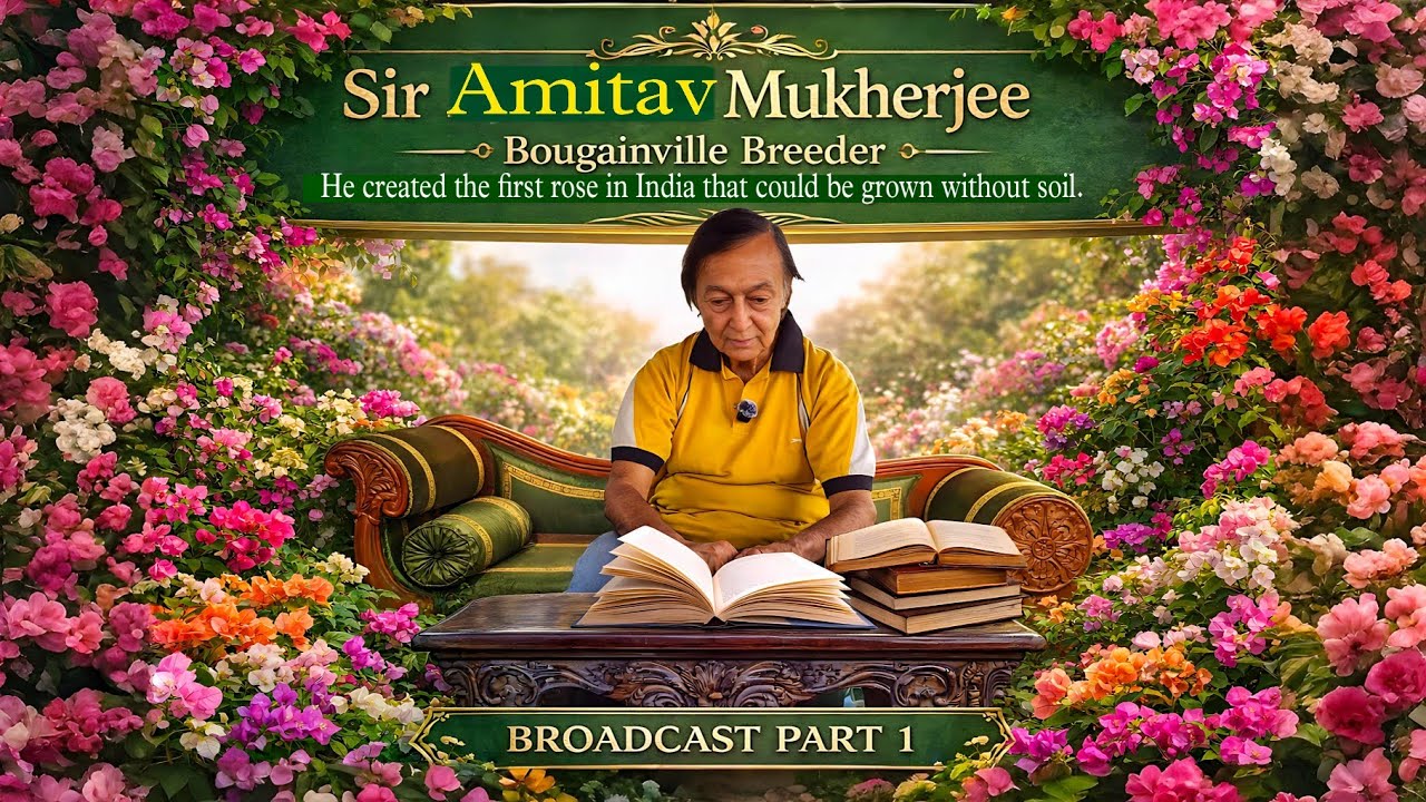 Sir Amitav Mukherjee interview স্যারের মুখে শুনে নিন বোগেনভিলিয়া গাছের কিছু ইতিহাস