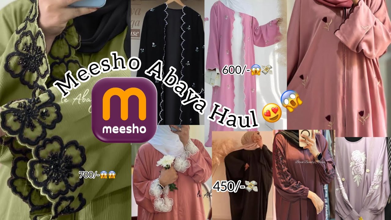 Meesho Viral Abaya Under ₹800/- 😍😱 Cheapest Abaya Haul 💸💸 ❗️Must Watch ❗️ @Fauziakhan44 