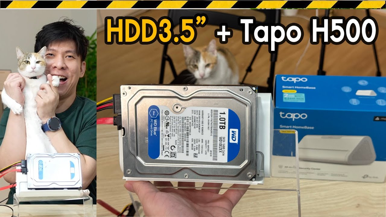 ทำสำเร็จ Tapo H500 แปลงบันทึกใส่ HDD 3.5