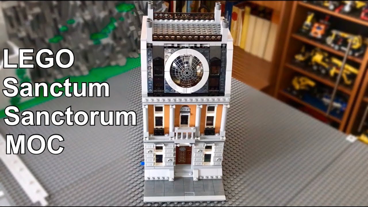 LEGO Sanctum Sanctorum MOC ( based on the 76108 set ) and placing it in JuMa City
