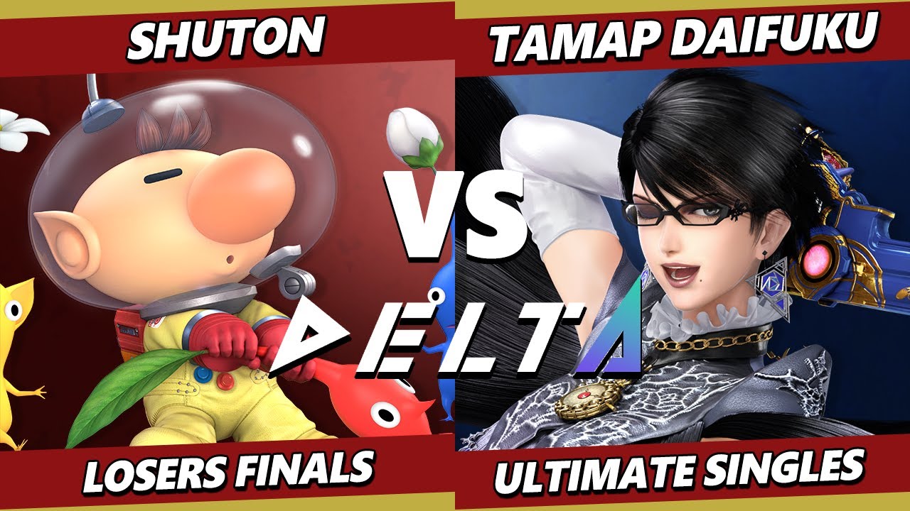 Delta 7 Losers Finals - Shuton (Olimar) Vs. TamaPDaifuku (Bayonetta) Smash Ultimate - SSBU