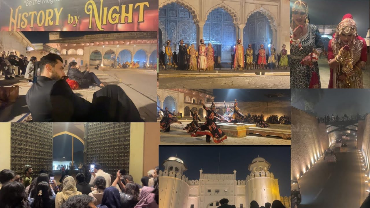 Shahi Qila Lahore 🏰| History By Night at Lahore Fort ✨️