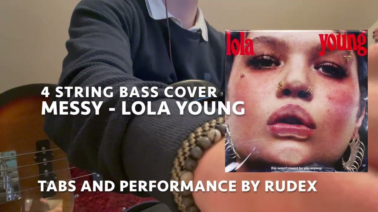 Messy - Lola Young (Bass Cover) (Play Along Tabs in Video)