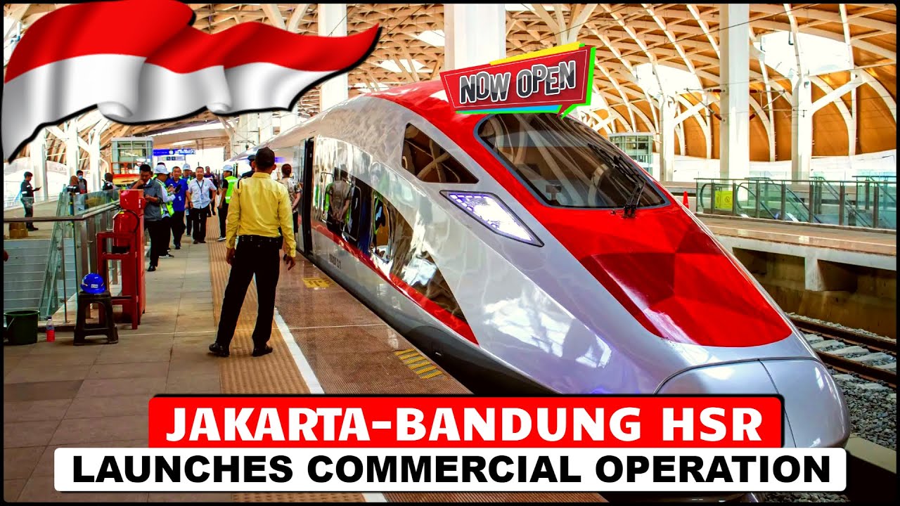 JAKARTA-BANDUNG HSR | First High-Speed Rail in ASEAN Launches Commercial Operation