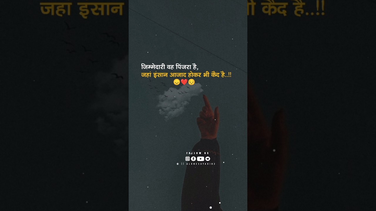 जिम्मेदारी 😔 