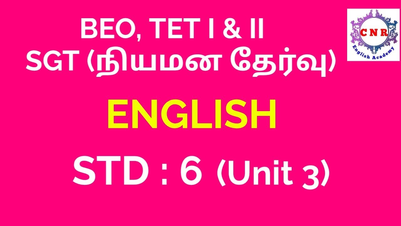6th English  UNIT 3 BEO| TET I & II| SGT |