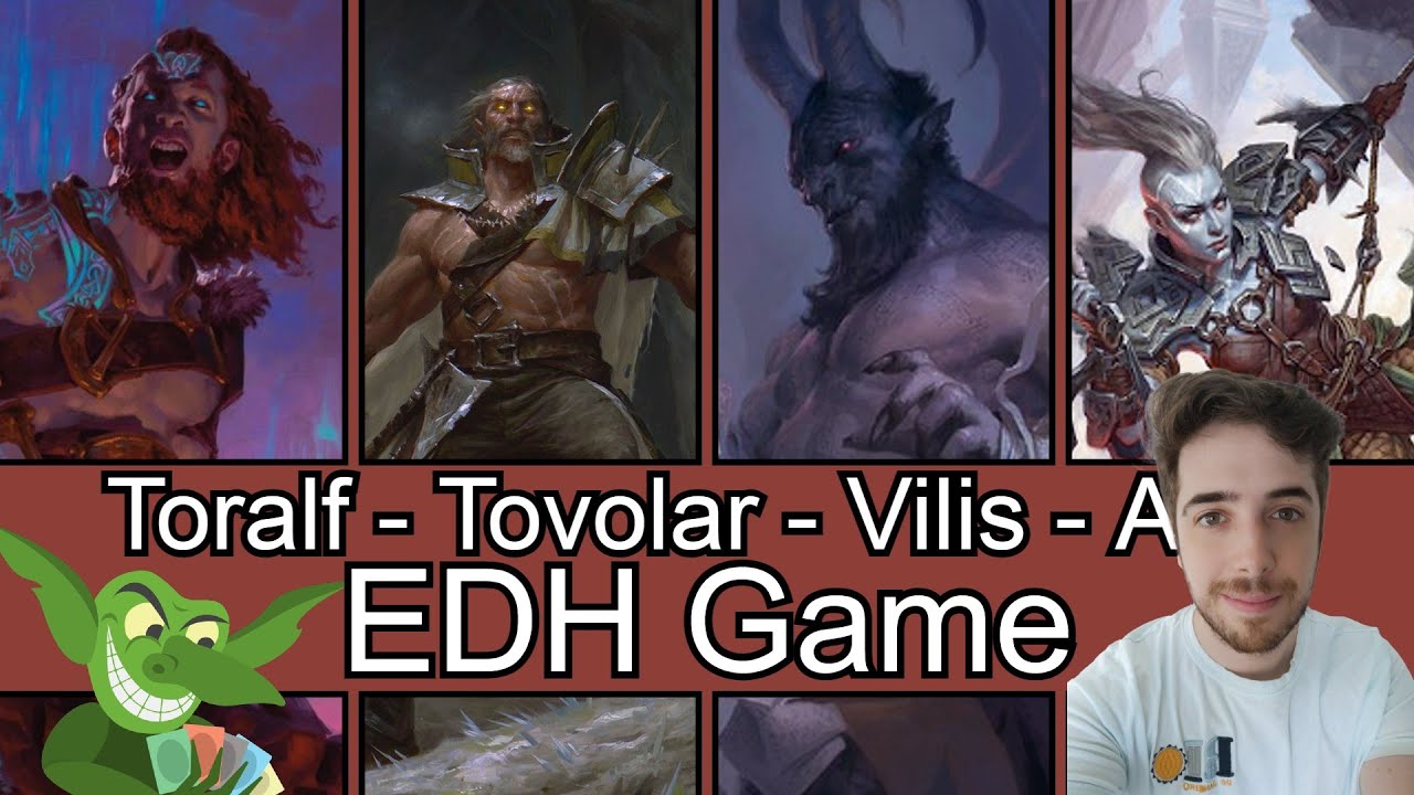 Toralf vs Tovolar vs Vilis vs Akiri EDH / CMDR game play (ft Tomer from @MTGGoldfishCommander)