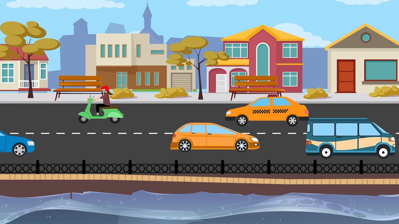 Mijloace de transport terestre | video educativ pentru copii