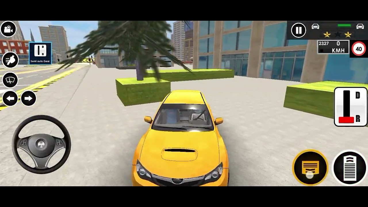 Car driving race 