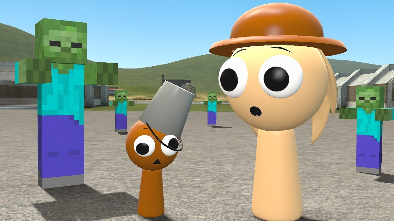 BEBEK SPRUNKİ KAÇIRILDI ONU BULMAM LAZIM BABASI ÜZÜLÜYOR GARRY'S MOD