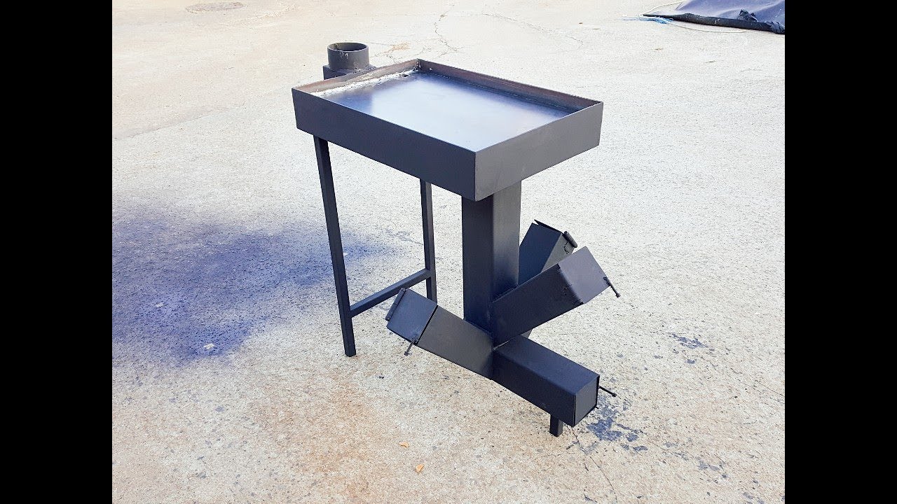 로켓스토브 고기불판 (Rocket stove)