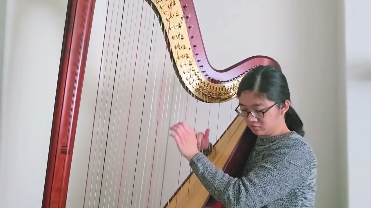 A. Hasselmans Ronde de Nuit from Trois Petites Pieces Faciles for Harp