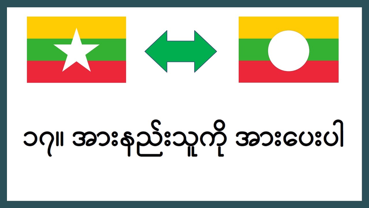 TAI/SHAN Speaking__ရှမ်းစကား‌‌ပြော၊ ရှမ်း-မြန်မာ နှစ်ဘာသာ၊ သင်ခန်းစာ ၁၇